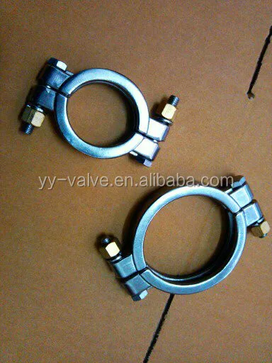 China manufacturer Stainless steel heavy duty high pressure pipe clamp heavy duty clamp