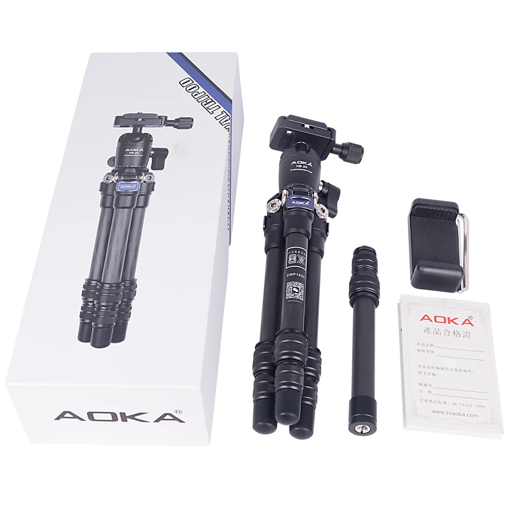 
AOKA professional slim hopper carbon fiber stativ 