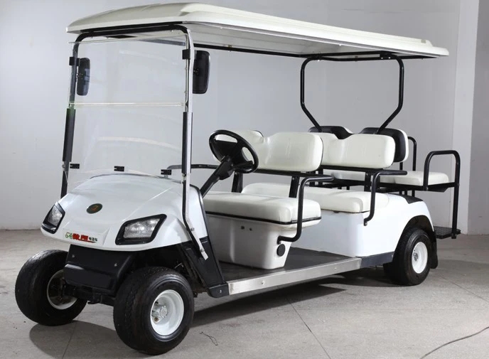 8 person electric sightseeing cart  tourist shuttle  bus passenger reception vehicles