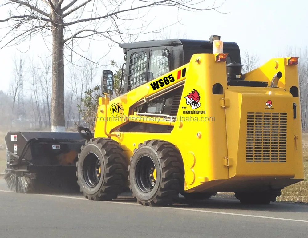 High Quality Chinese 65hp Skid Steer Loader WS65 for Sale