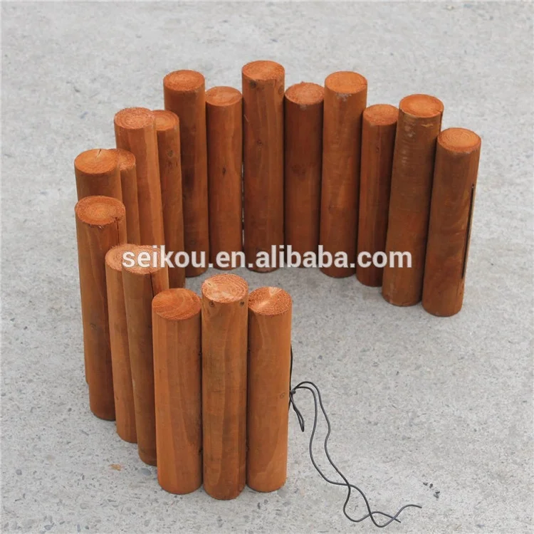 Garden solid wooden portable used picket fence