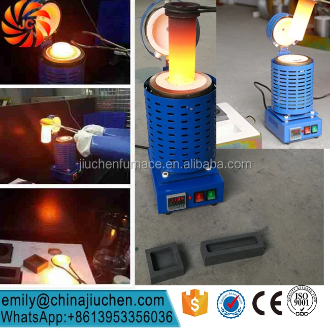 
1 Kilo Aluminum Smelting Pot for Melt Scrap Silver Copper Make Bars 