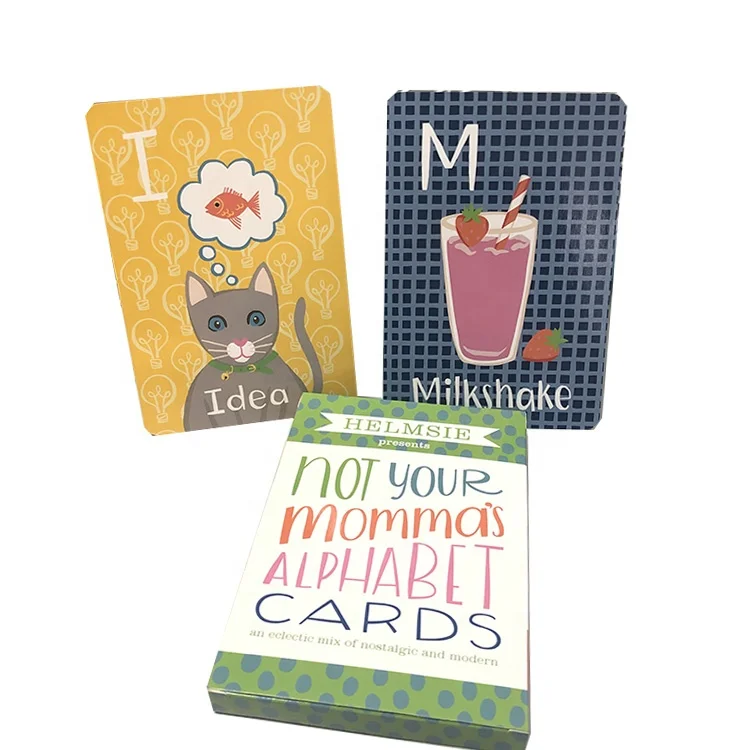 Custom Flash Card Printing Services Flash Card Game With Box