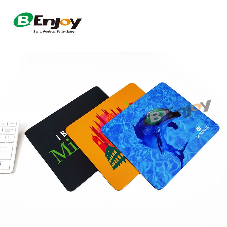 Custom Rubber Mousemat Mouse  Mat Pad with Sublimation Print