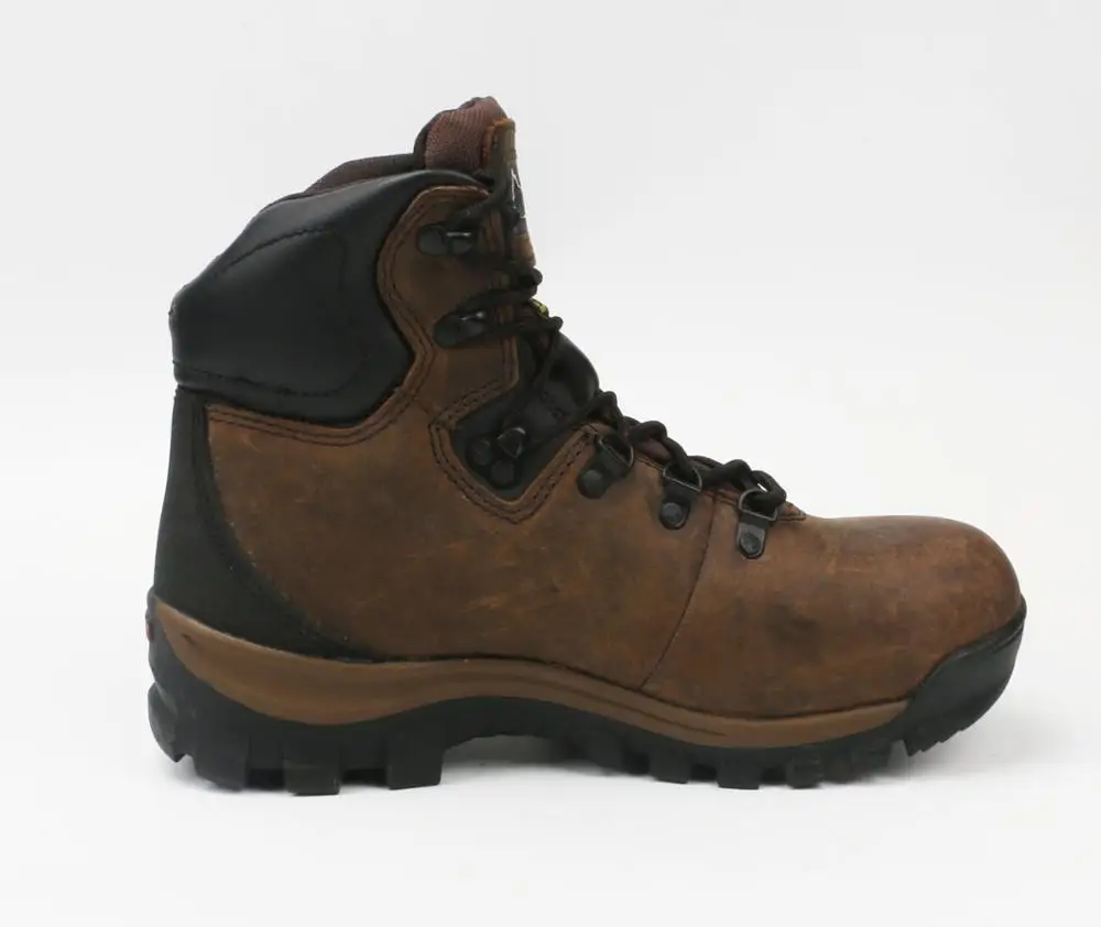 new fashion slip oil resistant steel toe insulated rubber outsole construction nubuck leather work safety boots