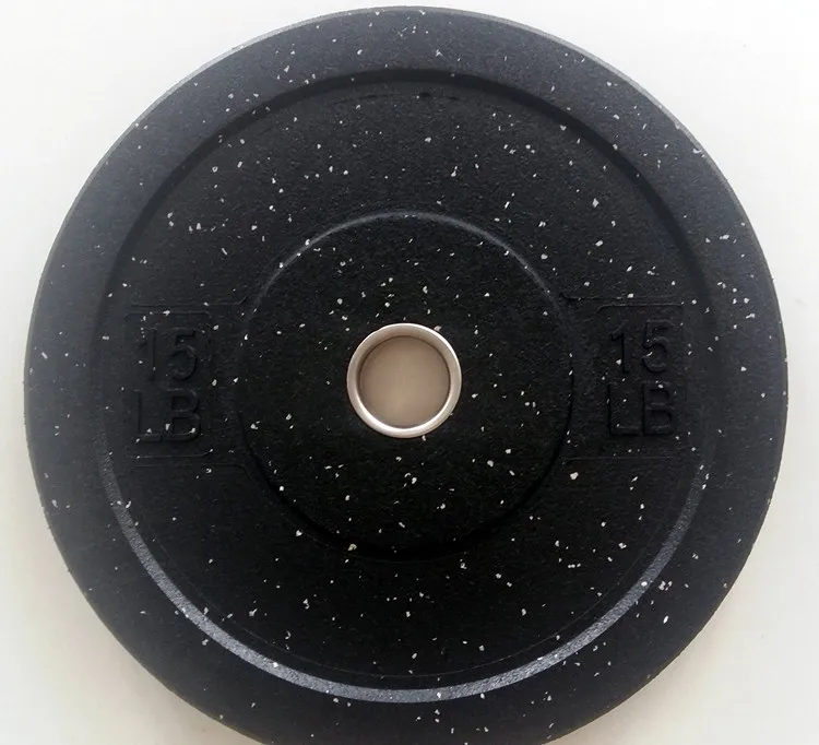 
2018 Hot sales strength training top grade crumb rubber bumper weight plates for bodybuilding 