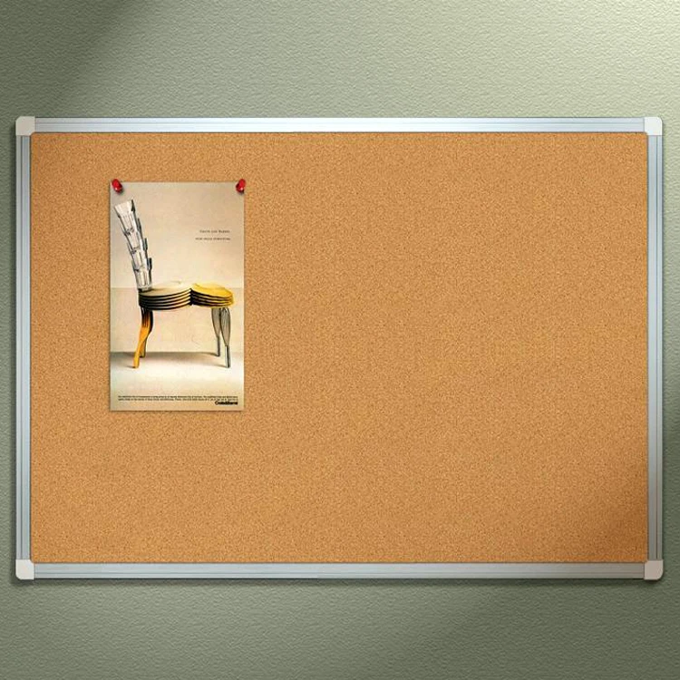 Factory Price Wholesale Wall Mounted Stationery Soft Cork Board