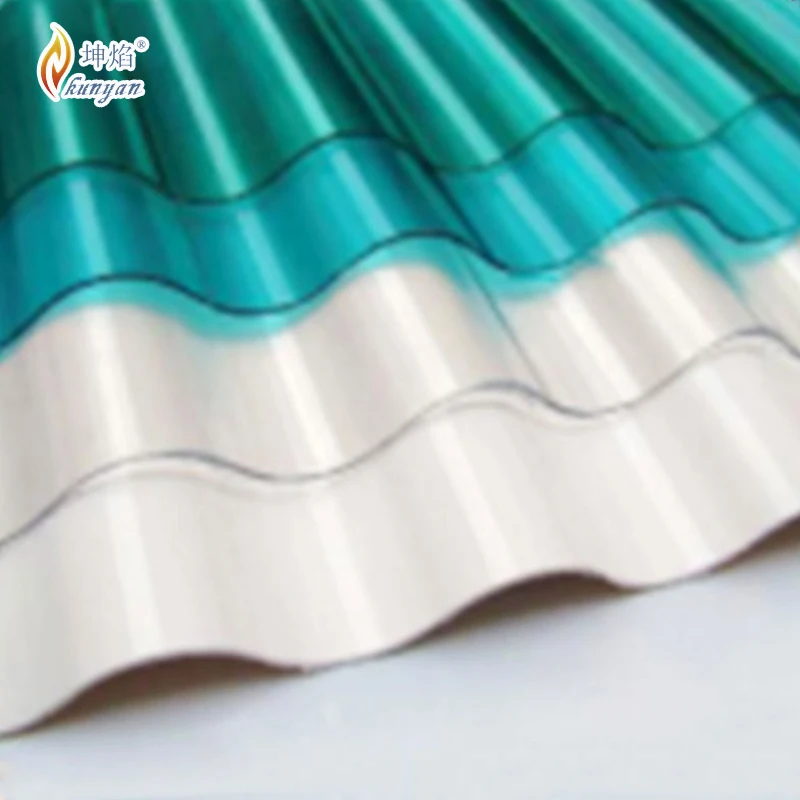 Customized polycarbonate corrugated sheet curved skylights