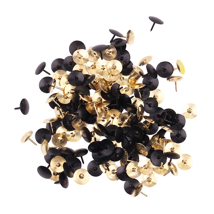 Licheng LP426 Black Paper Clips, Office Vinyl Coated Paper Clip Metal Bookmark