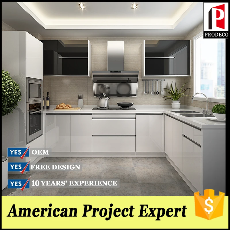 Лидер продаж, современный глянцевый лаковый маленький кухонный шкаф