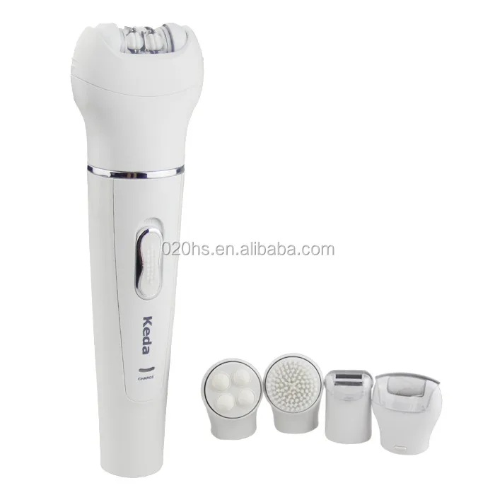 5 in 1 callus remover with lady shaver epilator facial cleaning brush facial massager