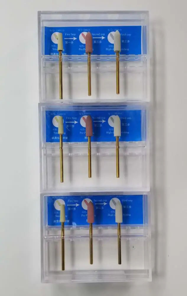 Dental diamond bur zirconia dental polishing kit