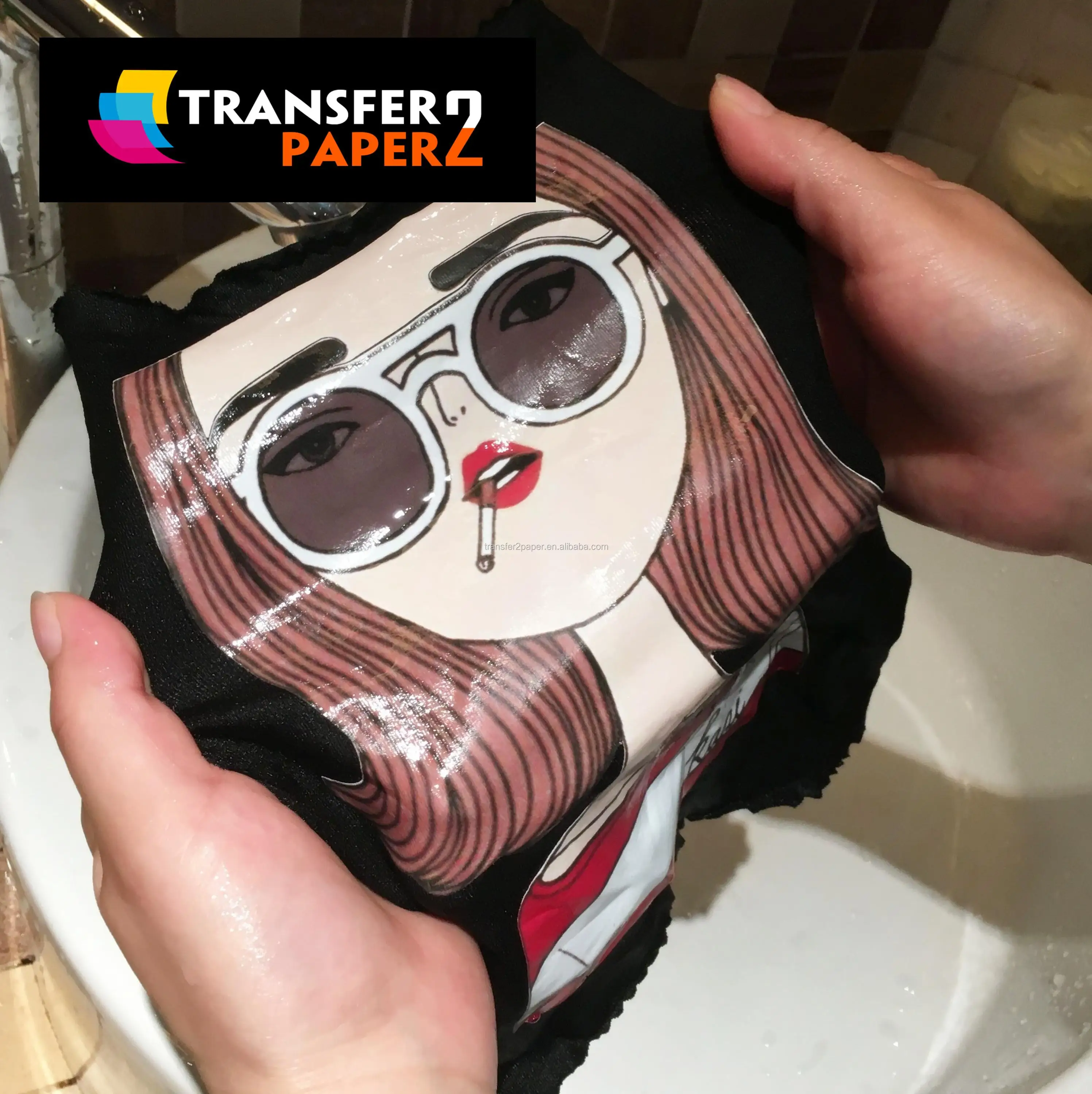 
A4 A3 sheet dark heat transfer paper t-shirt transfer paper for inkjet printer 