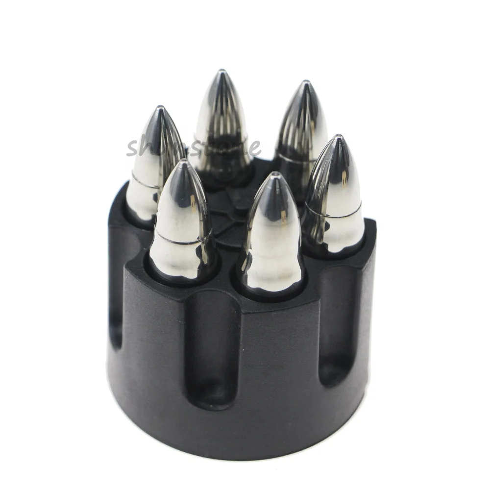 
Best Selling Hot Chinese Products Bullet Whiskey Stones Gold Stainless Steel Mycricket Cube Shape Reusable Amazon Top Seller 