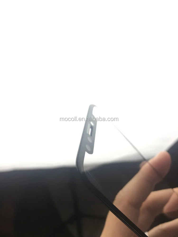 Mocoll new product 3D full cover 9H tempered glass screen protector for iPhone X/8/8 Plus