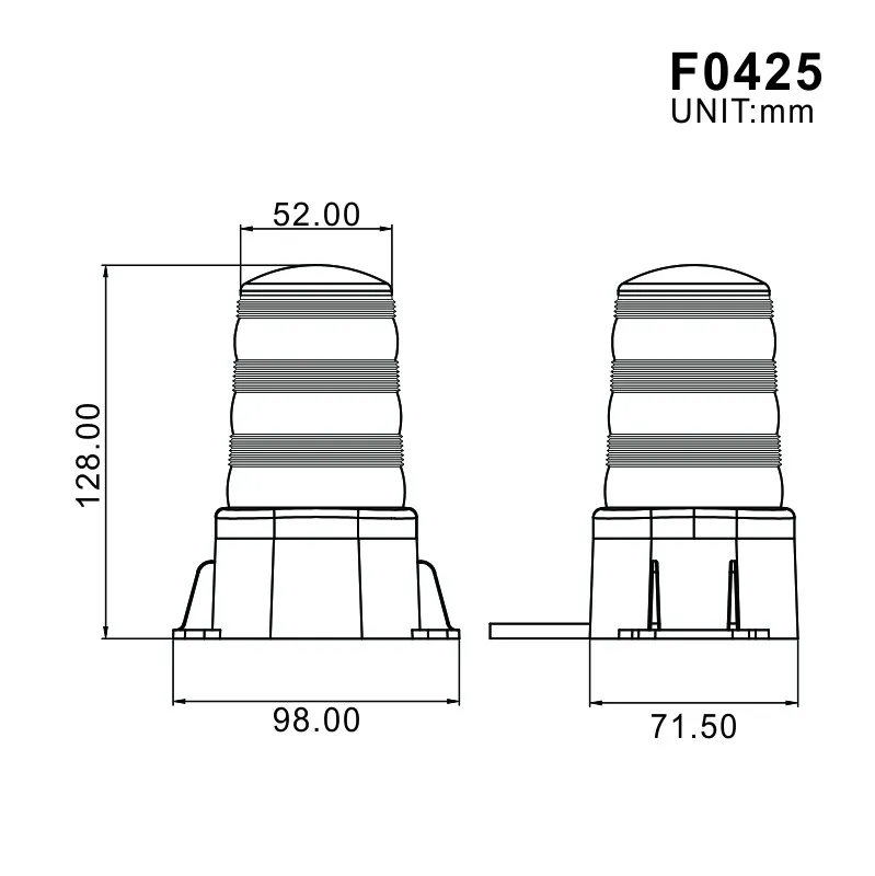 Tuff Plus ECE emergency flashing light strobe beacon forklift truck ATV led warning light