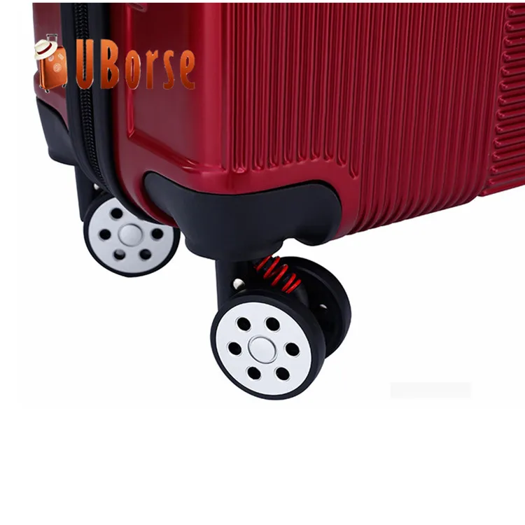 
20' 24' 28' suitcase , luxury leisure striped trolley luggage , ABS baggage , PC koffer , hard shell valise 