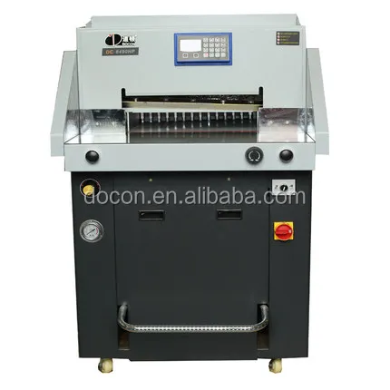DC-8490HP hydraulic paper cutting machine