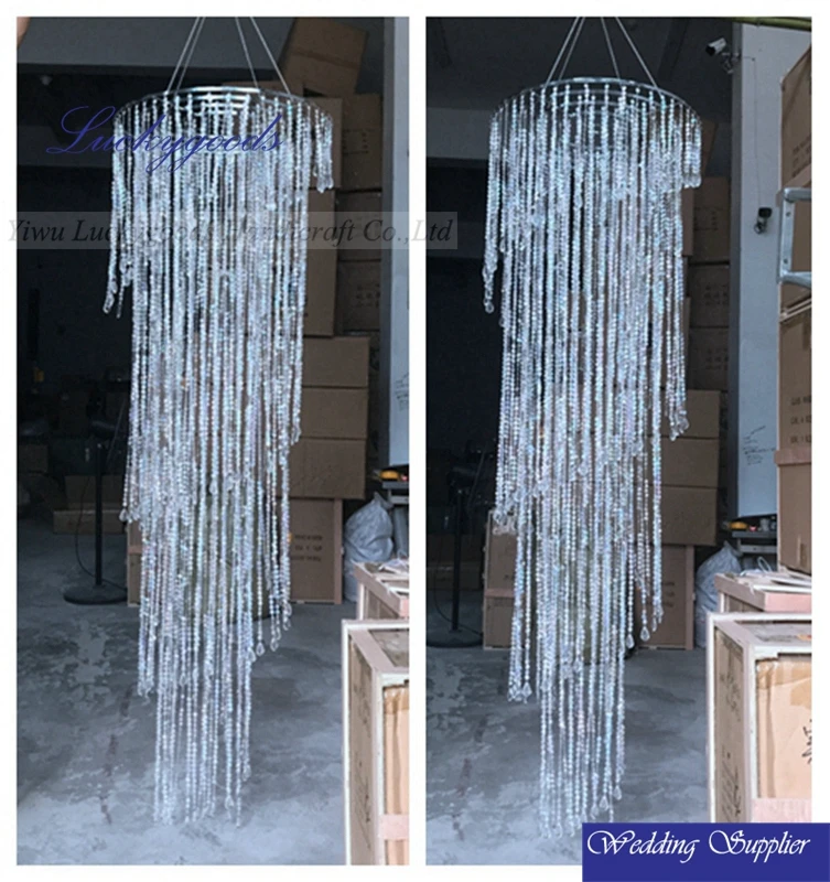 LDJ347 cheap decorative hanging acrylic chandelier for sale