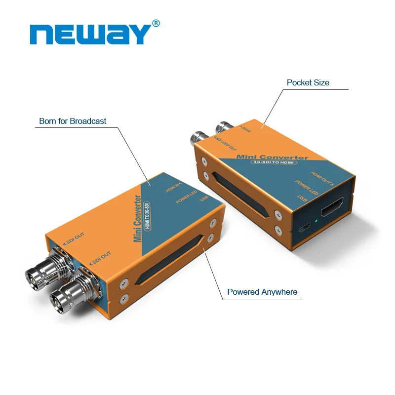 Мини Портативный 3G-SDI HD-сигнал 1080p 1080i трансляционный видео