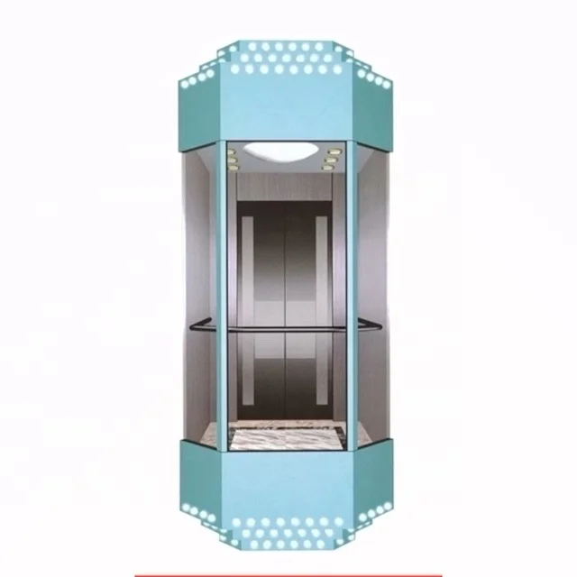 New outside German technology Capsule Lift solar panoramic small shaft glass elevator