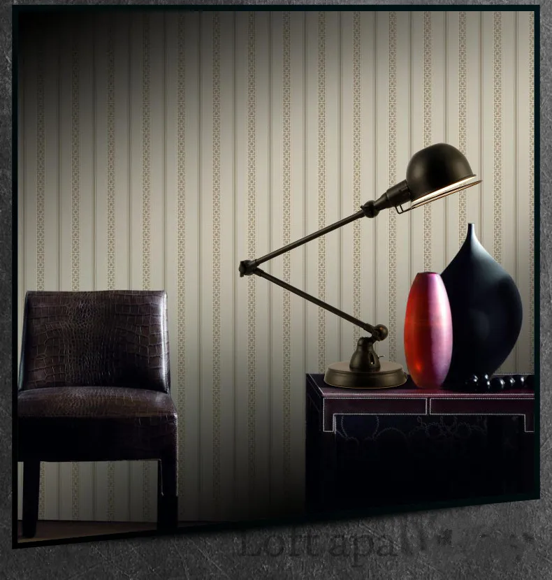 Industrial Style Design Desk Lamp Modern Individuality Metal Reading Table Lamp For Bedroom Decoration