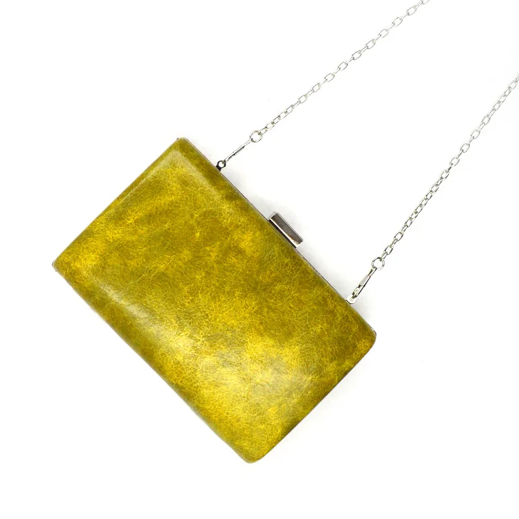 Импорт, оптовая продажа, низкая цена, металлическая рамка, зеленая вечерняя сумочка из искусственной кожи, модные женские клатчи, сумки, Китай