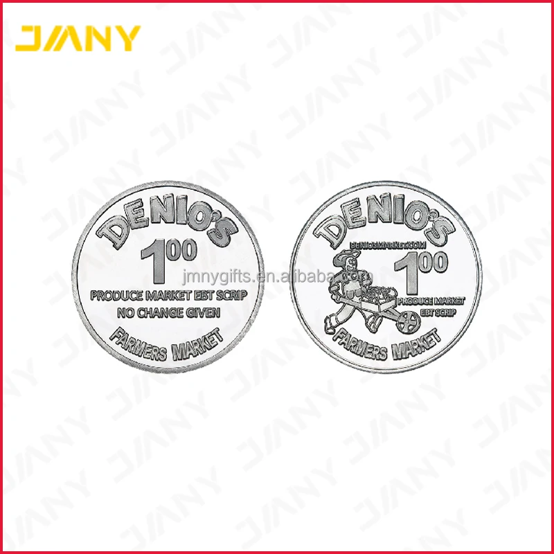 Custom Engraved Nickel Silver Coins and Tokens