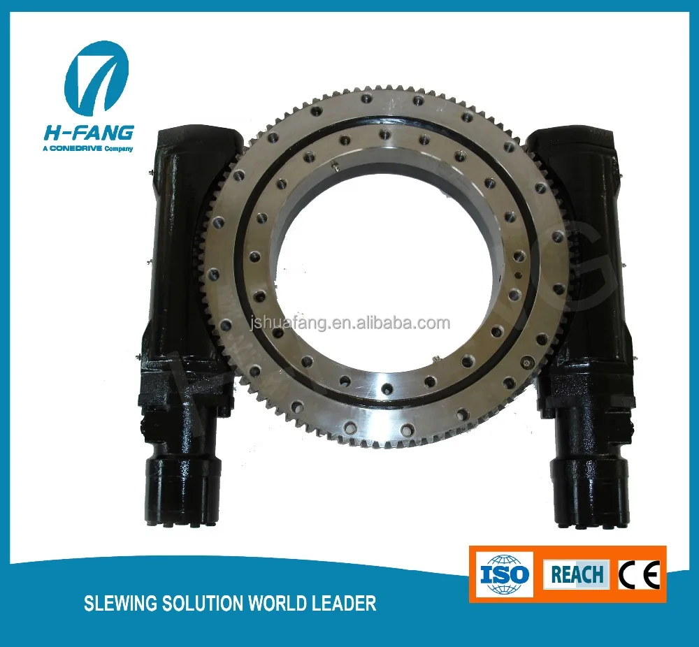 Поворотный привод с двойным червячным Редуктором 17 дюймов для вилочного погрузчика