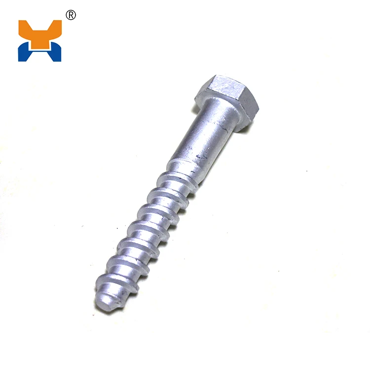 high quality China Railway locomotive accessories customized steel railway fastening system screw spikes