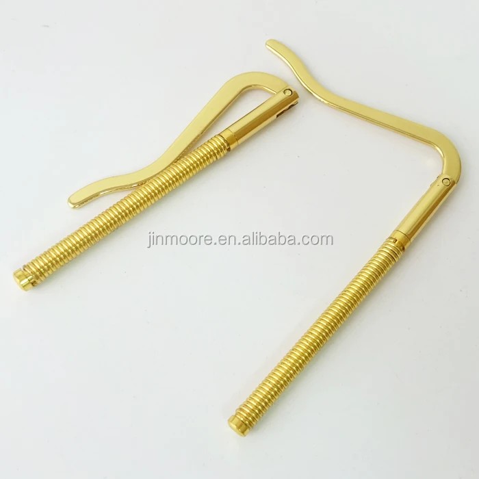 BMC01 4 Colors Brass Tie Bar Spring Money Clip Clasp For Men Wallet