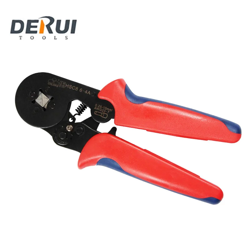 HSC8 6-4A mini pliers wire ferrule ratchet hand crimping tool
