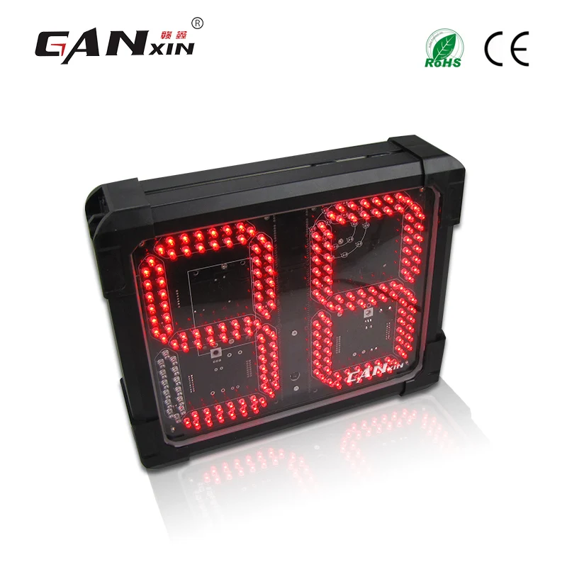  Ganxin GO2D-8R 2 цифры 8 дюймов красный высокий свет 7 сегмент лампы светодиодные дисплеи для внешнего