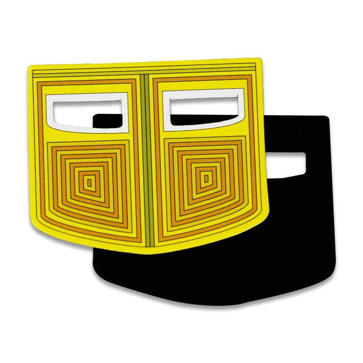 Wholesale Spain Epoxy Wooden Tourist Souvenir 2 Layers 80*53mm Abu Dhabi Malawi New York City Fridge Magnet