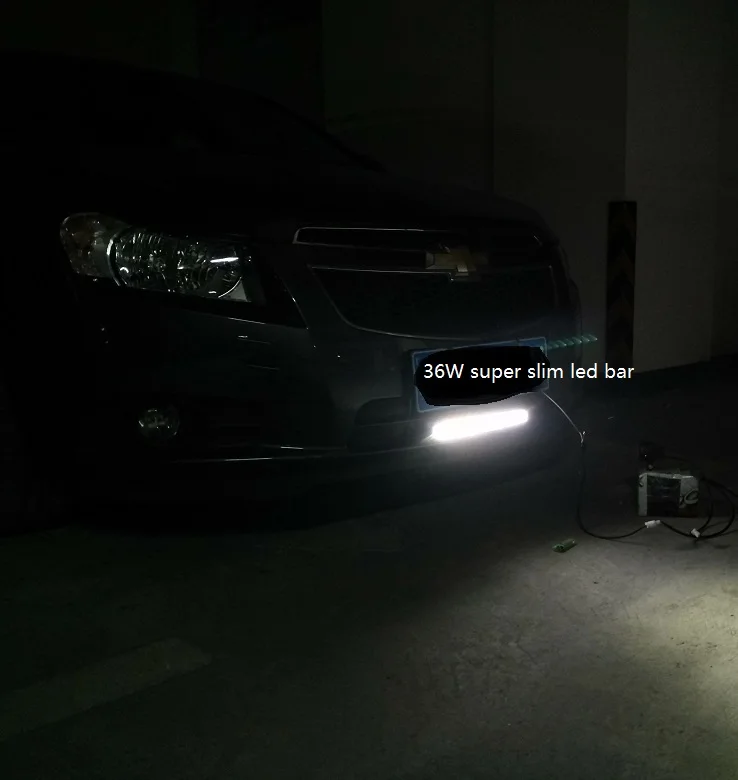 12inch 36W IP68 Waterproof LED Car Extra front light small thin slim mini led bar