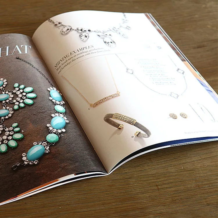 free wholesale Excellent service and professional custom CMYK printing jewelry catalog