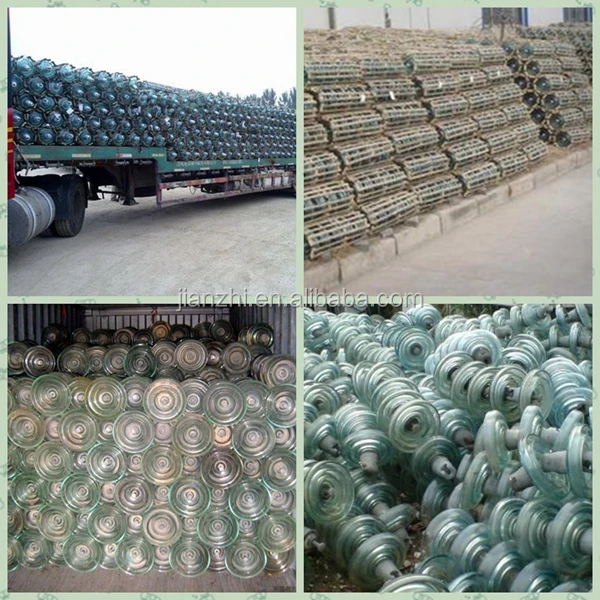 
Over Head Line Disc Insulator VIC High Voltage Disc Suspension Toughened Glass Insulator 