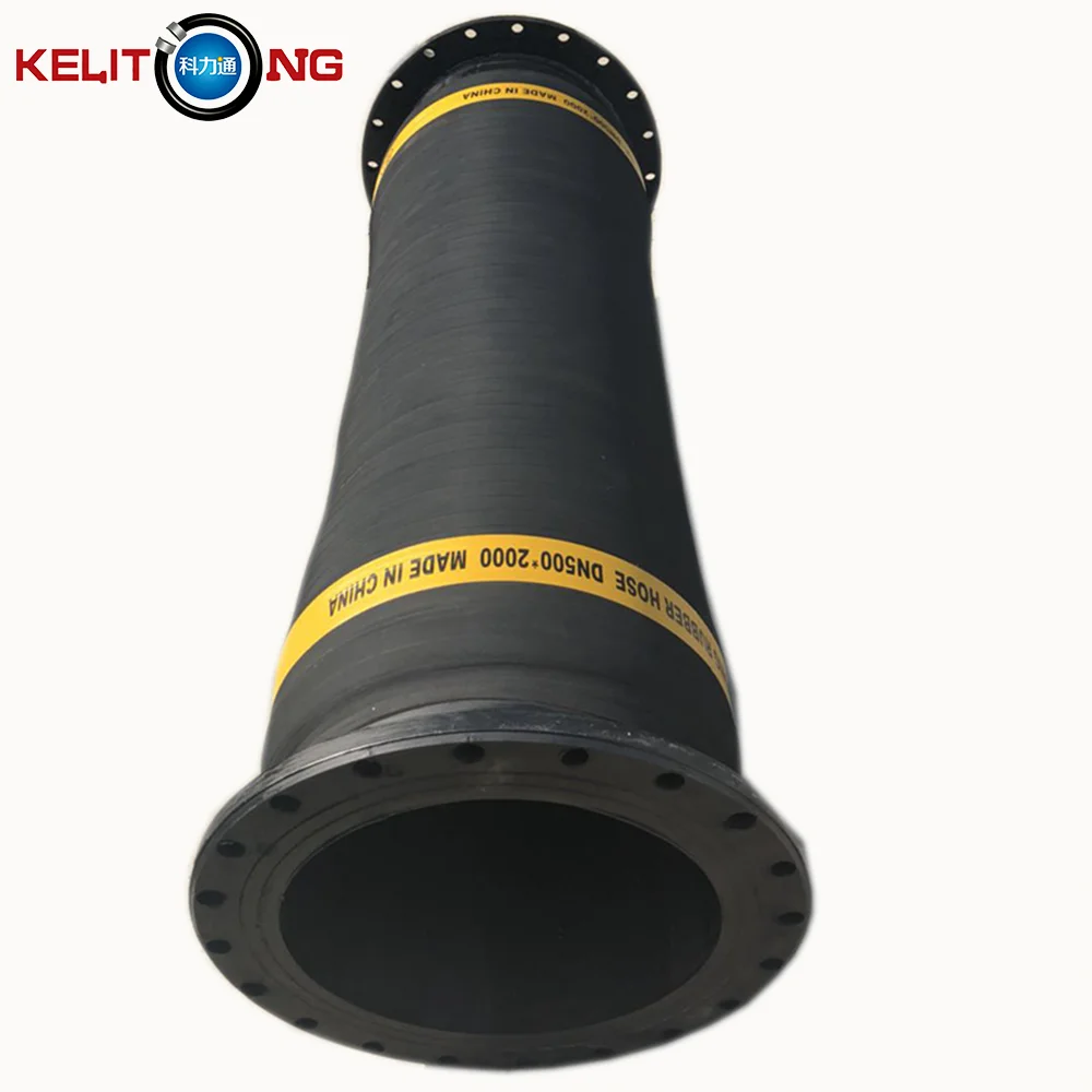 Flexible dredge hose for mud slurry suction discharge large diameter marine floating dredging hose