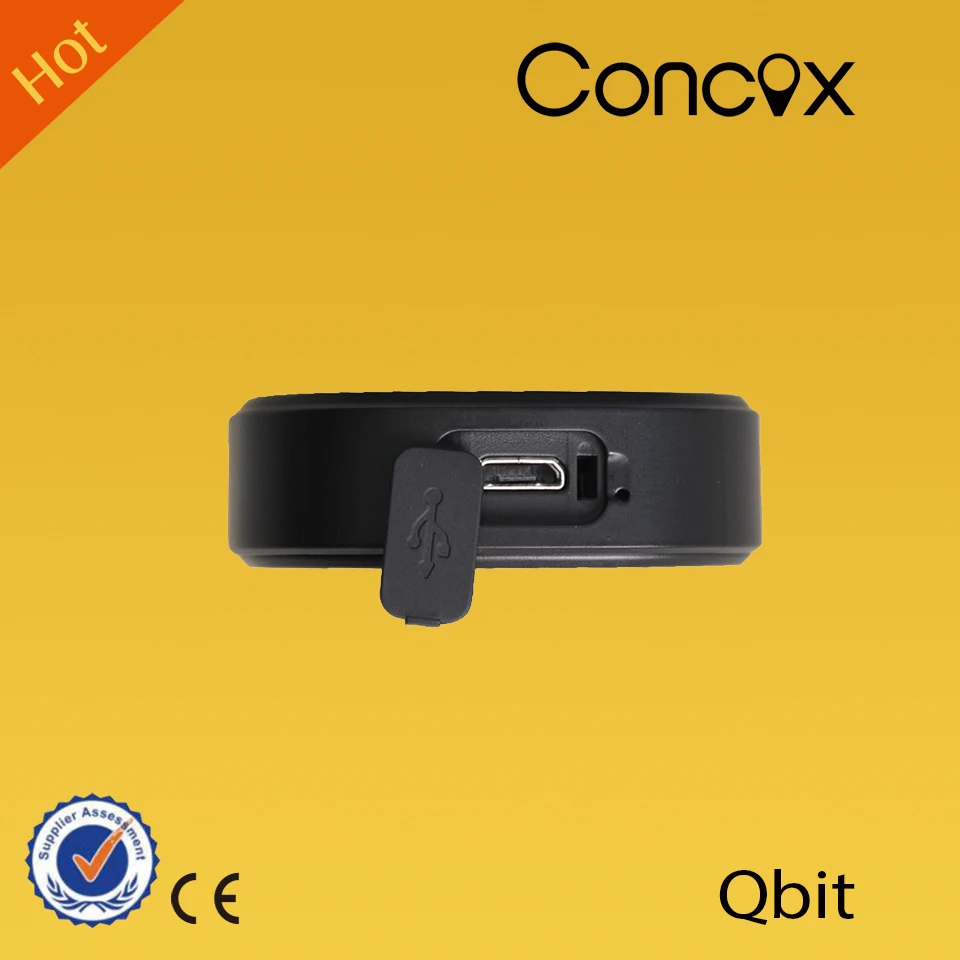  Concox долгий срок службы батареи персональный мини-gps-трекер Qbit для детей и пожилых