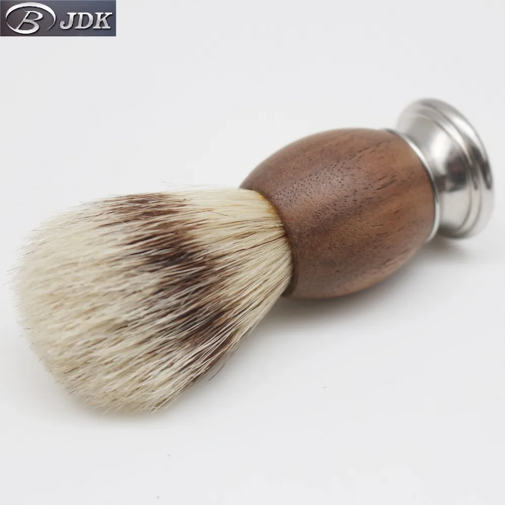 Оптовая продажа, недорогая щетка для бороды JDK с индивидуальным логотипом, 100% щетина кабана, щетка для ухода за бородой для мужчин