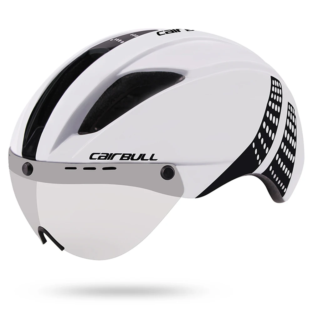CAIRBULL VANISTAR OEM ODM Adults TT Bike Helmet with Shield Megnetic Lens Road Bicycle Helmet CE EN 1078 CPSC Certified