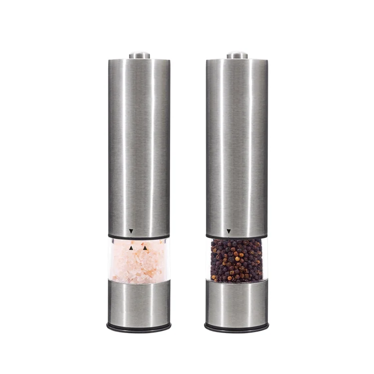 Factory New Product Battery Operated Salt and Pepper Grinder Set