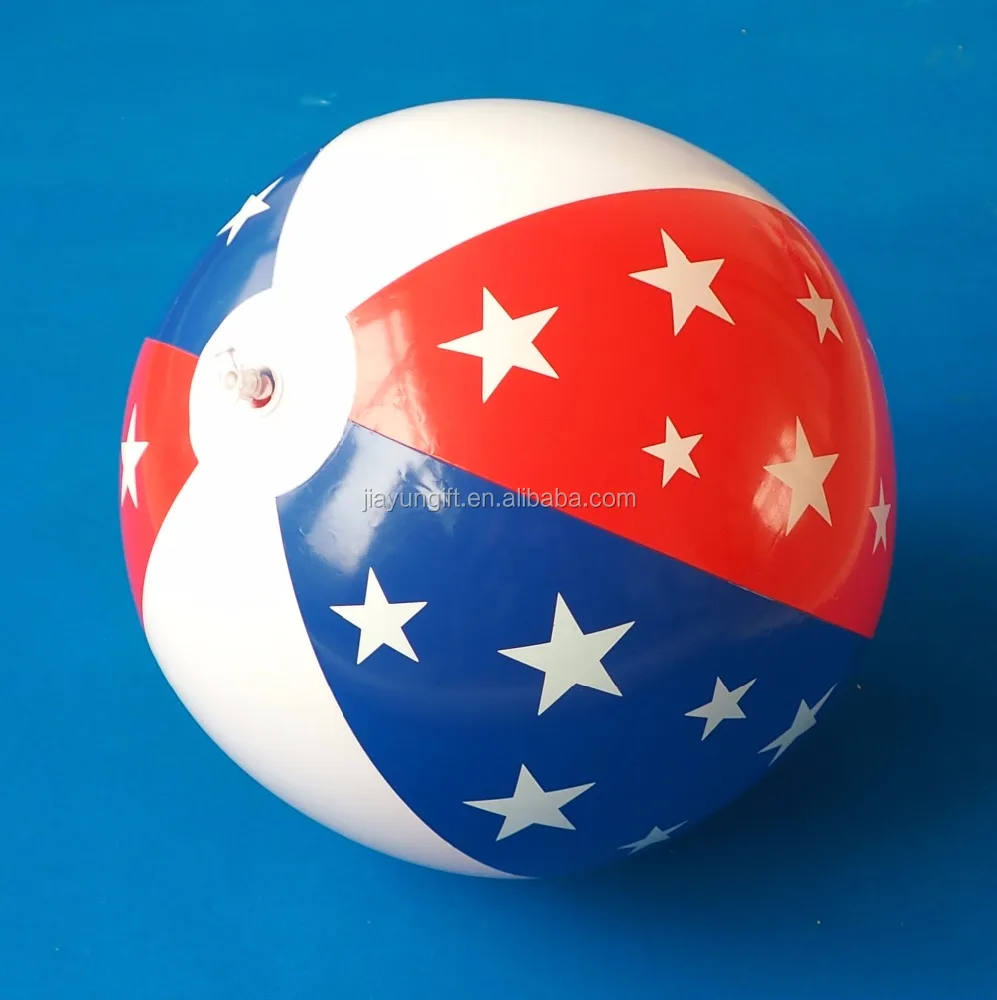 inflatable beach ball with star printing