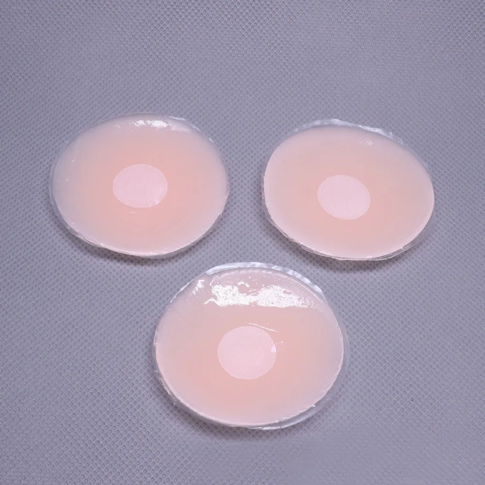 Customizable Reusable round Silicone Nipple Cover for Girls Invisible Self-Adhesive Breast Petals Underwear Bras Sexy Accessory