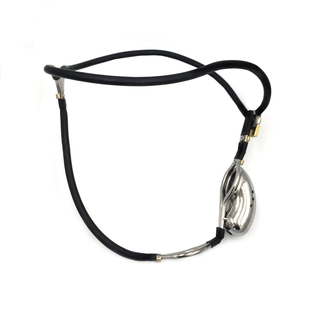 Black emperor new male invisible Stainless steel chastity belt penis lock light and comfortable preferential adult toys