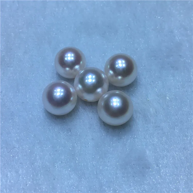 7-9mm white Japan Akoya Pearl Saltwater Round Pearl