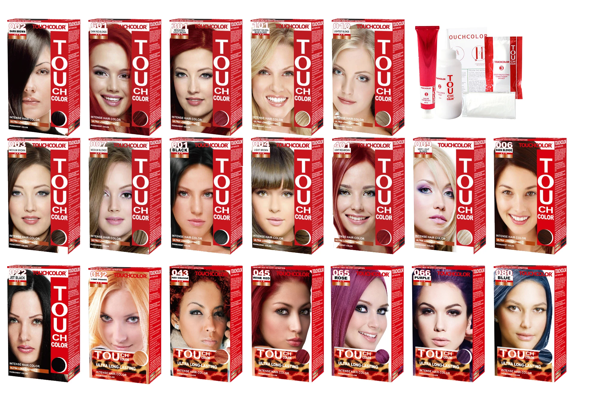 OEM Private Label royal hair color for our touch women series different color choosing bright nice and beautiful