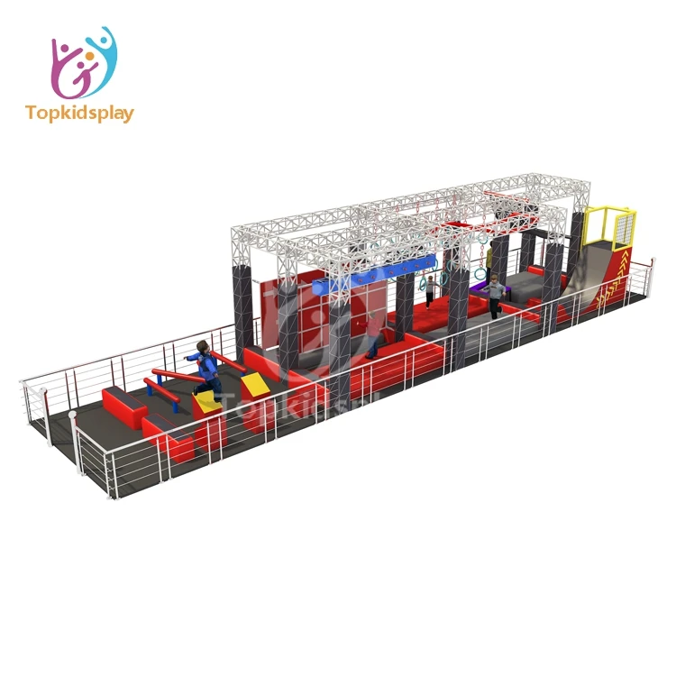 Best Rectangle Trampoline Commercial Ninja Course