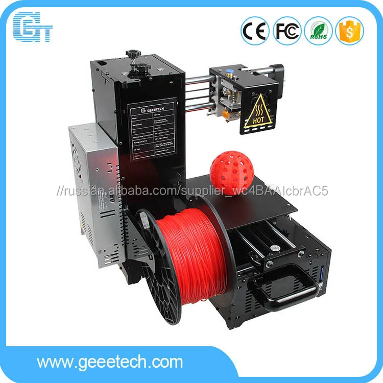 Geeetech Top Selling Compact Acrylic 3D Printer Can be used at home, office and laboratory