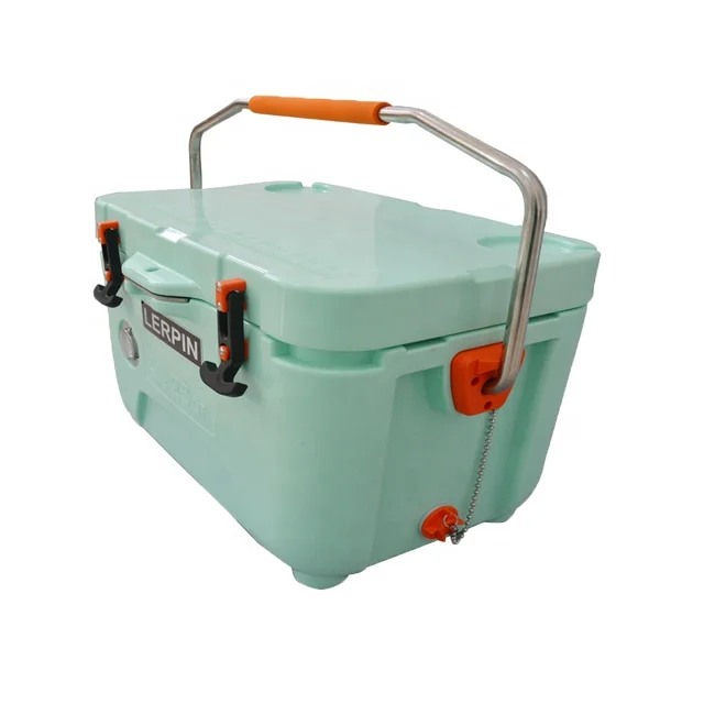 
Waterproof portable beer cooler and ice box for hiking and camping 